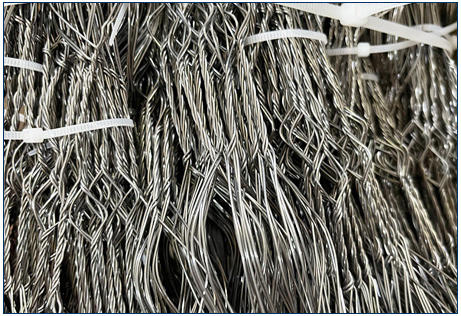 MZP laag zicht draad obstakel 0,5-0,9 mm tank defensie mesh 3