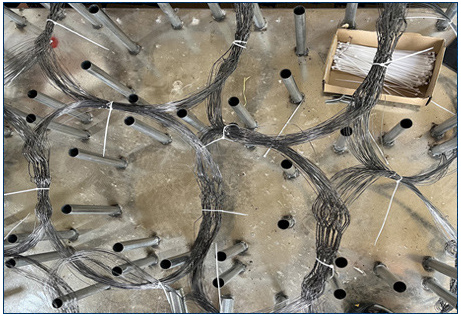 MZP laag zicht draad obstakel 0,5-0,9 mm tank defensie mesh 5