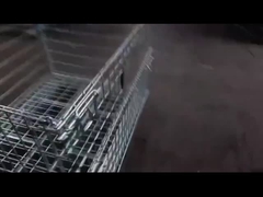 De container van het draadnetwerk