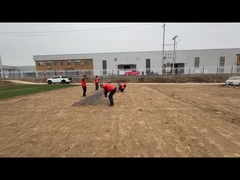 Kijk naar de tank barrière mesh ontvouwen bij 2x snelheid