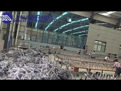 Onopvallende draadobstallatie MZP Automatische werkplaats Demonstratie en uitleg