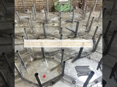 Tankbarrière Net Wond Tank Tracks Battlefield Twine Wire Mesh voor Onzichtbare Drone hek Geweven techniek Hindernis