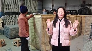 Gegalvaniseerde gelaste barrières Bastionbarrières Zandoverstromingsmuur