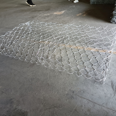 Hexagon Seawall Protect 2m Gabion Basket Cages Kleine