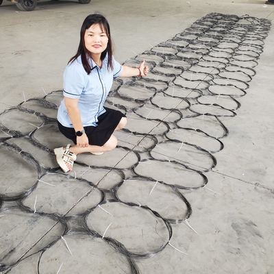 Veelzijdige MZP Putanka Anti-Tank Barrier Fortificatie Net Woven Wire Cloth met snijservice voor defensie