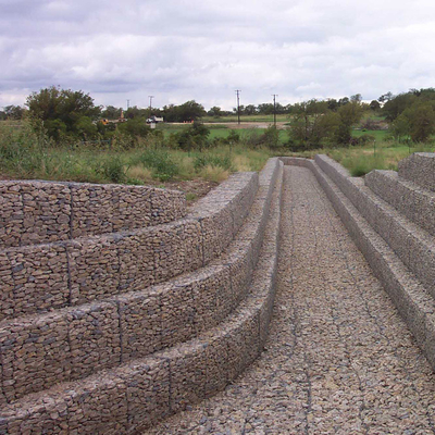 Kooi 4.0mm het Hexagonale Netwerk van Draadmesh gabion galvanized iron wire