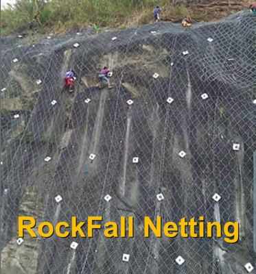 Rockfallbescherming die 4mm Gabion Manden Behoudende Muur opleveren