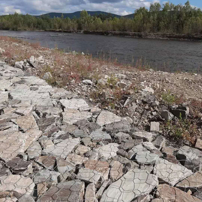 De standaard van de de Erosiecontrole van de Rivierbescherming Manden van Gabion galvaniseerden 2x1x1m