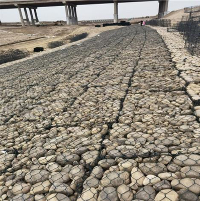 Het roestbewijs galvaniseerde Hexagonale Gabion-Mand Galfan voor Zeedijkbescherming