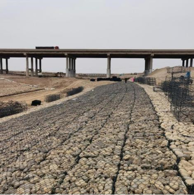 Het roestbewijs galvaniseerde Hexagonale Gabion-Mand Galfan voor Zeedijkbescherming