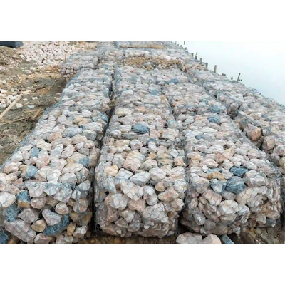 100mmx120mm Iron Mesh 3d Gabion Box Stone voor tuin Hot Dip Galvanized Gabion Mesh