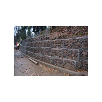 100mmx120mm Iron Mesh 3d Gabion Box Stone voor tuin Hot Dip Galvanized Gabion Mesh