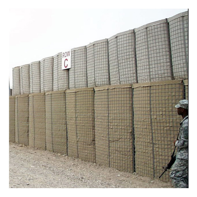 Gegalvaniseerde Mil3 Sandwall Barrier Blast Wall Voor overstromingen Mil6 Gabion Gespannen defensieve barrières