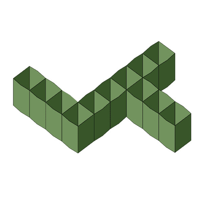 2.7m hoge Glavanized Heavy Duty HESCO defensieve barrière gebruikt voor militaire defensieve bastion bescherming muur