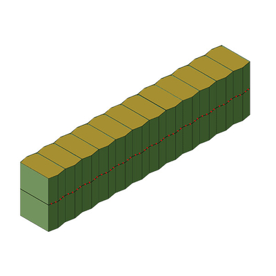 Anti-roest overstromingsbestrijding Gesweisd Hesco Barrier Gabion Box Voor Defensieve Barrier Steunmuur
