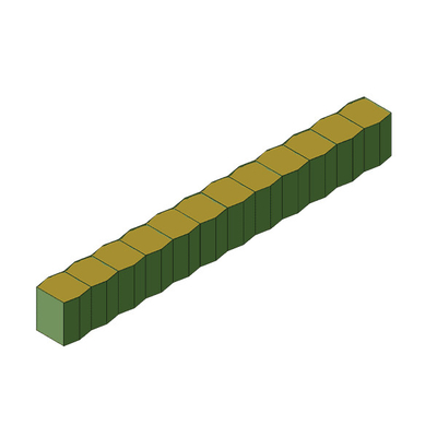 Anti-roest overstromingsbestrijding Gesweisd Hesco Barrier Gabion Box Voor Defensieve Barrier Steunmuur