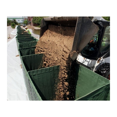 Militair 4-6mm maat gegalvaniseerde verdedigingsbarrière Galfan geotextiel stof voor overstromingen