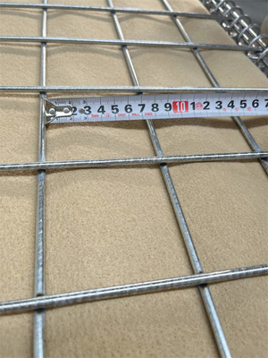Militair 4-6mm maat gegalvaniseerde verdedigingsbarrière Galfan geotextiel stof voor overstromingen