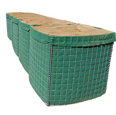 Hoge beveiliging opvouwbare militaire Hesco barrières Container muren voor bunkers