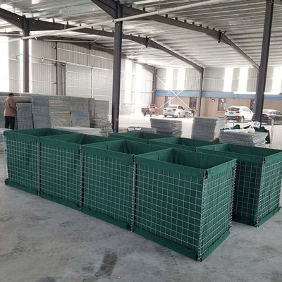 Gegalvaniseerde defensieve barrière Galfan gelast Gabion bekleed Geotextiel doek Voor overstromingsbestrijding