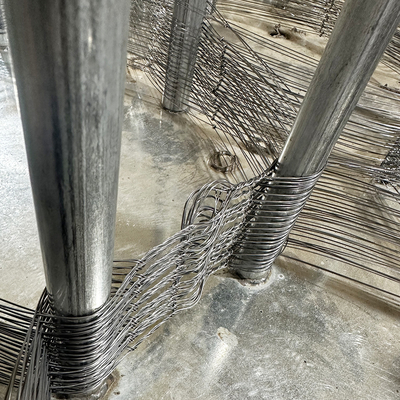 Warm verkrijgbaar Tankbarrières Mesh Steel Wire Mesh Trap Netting Rusland