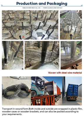 Warm verkrijgbaar Tankbarrières Mesh Steel Wire Mesh Trap Netting Rusland