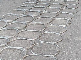 KN Vervaardiger Tank Barrier Wire Mesh Tank Track Wrapping Battlefield Defense Works Draaddraad Winding Net