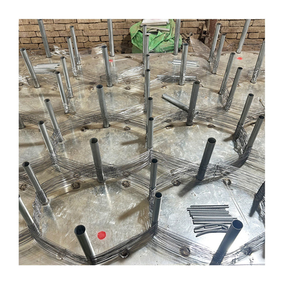 Gegalvaniseerd staal Tank Barrier Net Wound Tank Tracks Plain Weave Wire Mesh Custom Carbon Steel Rusland