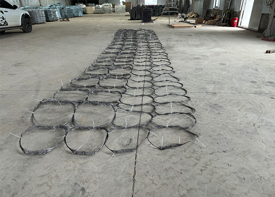 Gevechtsveldverdediging gegalvaniseerd anti-tank spoor wikkeldraad mesh