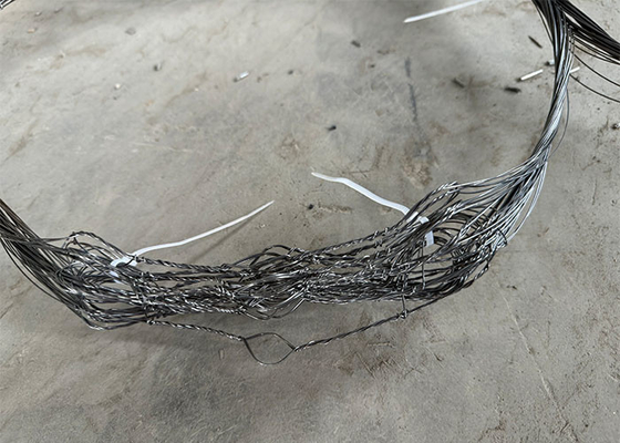 Warfare Anti Tank Barrier Wire Mesh Security Interception Track