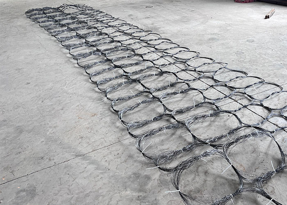 Weldraadvergrendeling Wond Tank Tracks Anti Tank Barrier Draad Mesh