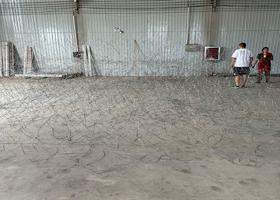 Onopvallende obstakels Tank Barrier Mesh Verminderen Mobiliteit Barrier