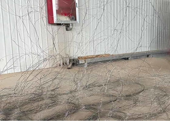 Verborgen onopvallend grensverdediging anti-tank barrière draad mesh