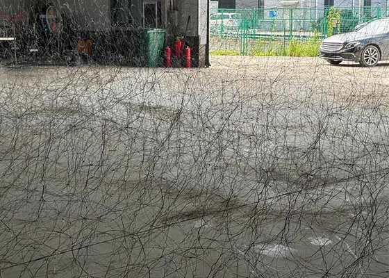 Tanken verminderen de mobiliteit gegalvaniseerd wonden twine obstakel mesh