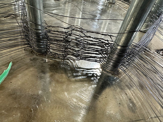 Onopvallende obstakels Tank Barrier Mesh Tank Track Wrapping Wire Mesh