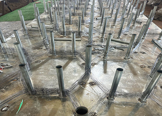 Onopvallende obstakels Tank Barrier Mesh Tank Track Wrapping Wire Mesh