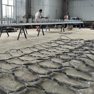 Niet-explosieve barrières Mesh Anti Tank Net Battlefield Obstacle