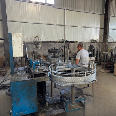 Anping High Quality Razor Barbed Wire Dubbele Concertina Razor Wire Factory