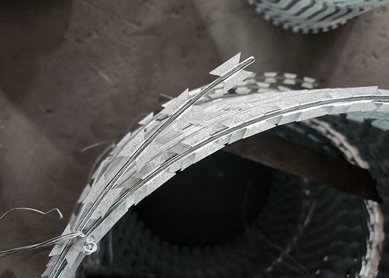 2024 KN Bescherm hek Razor Barbed Wire Mesh 2,5 mm In Kenia Zuid-Afrika Zimbabwe