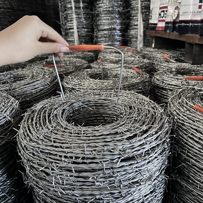 Warm gedompelde gegalvaniseerde hekken met hoge treksterkte prikkeldraad 1,6 mm 300 mm