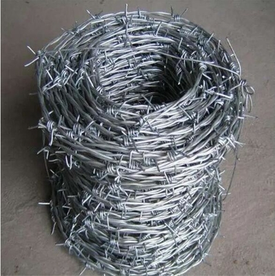 125 gauge prikkeldraad met 14 gauge 4point barbs gevangenis hoge beveiliging prikkeldraad hek prikkeldraad prijs in bangladesh gegalvaniseerd