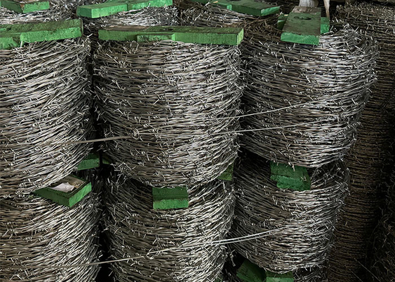 Standaard gegalvaniseerde omgekeerde draaibeveiliging prikkeldraad Fabriek direct