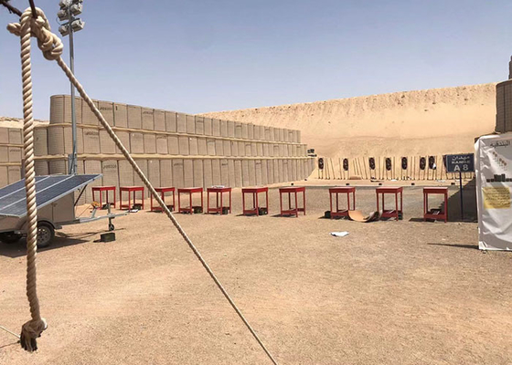 Overstromingsbeheersing en versterking defensieve barrières ontploffingsminderingsmuur
