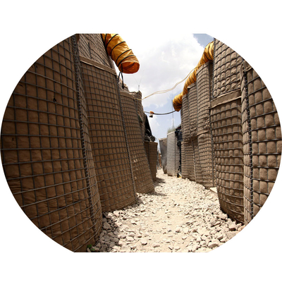 Hete Gegalvaniseerde Gelaste Militaire Verdedigingshesco-Barrièredozen met Geotextile