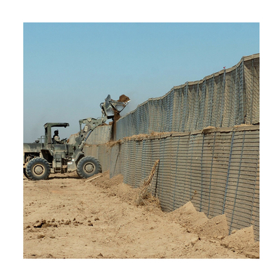 De laag Koolstofstaaldraad laste 75*75mm Militaire Verdedigingsbarrières voor het Schieten van Gebied