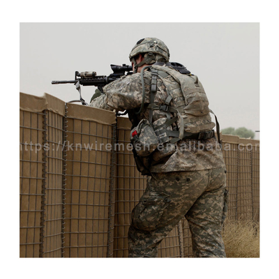 Militair zand gevuld zwaar gegalvaniseerd defensief bastion barrières Hesco Blast Wall