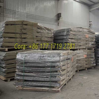 Anti-roest 4,0 mm gegalvaniseerd gelast Gabion Box bekleed Geotextiel stof voor defensieve barrière zand gevulde bastion muur