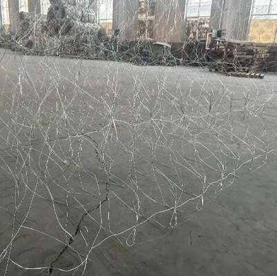 0.8mm Dikte Lage zichtbaarheid Verborgen metalen verpakkingsnet