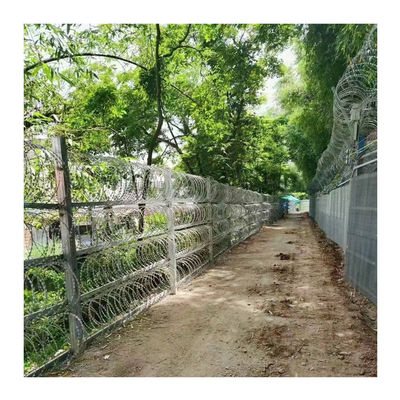 Razor Wires Barbed Wire 10M Wire Fencing Border Separation Gillnet Anti-Climbing