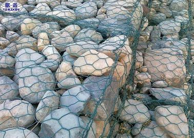 2 X 1 X 1 Stenen Gabion Mand PVC Gecoat Anti Scour Vermogen